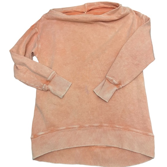 Pilcro by Anthropologie Donna Boatneck Tunic Terry Sweatshirt Small - Picture 8 of 9